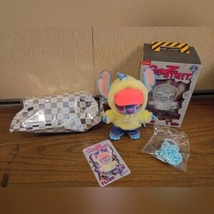 Miniso Stitch Gen Z Street Series Vinyl Plush Pendant Disney - Flash..